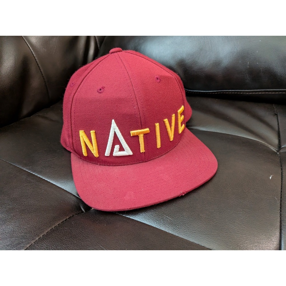 Native Hat Trucker Cap Brewery Souvenir Snapback Red Mens Adjustable 151